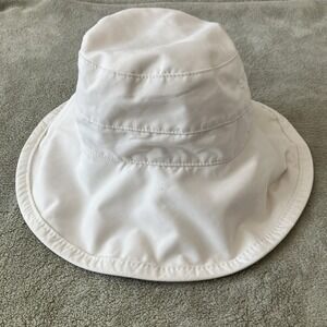 Wallaroo Womens Casual TravelerHat White Wide Brim Sun Beach Adjustable Packable